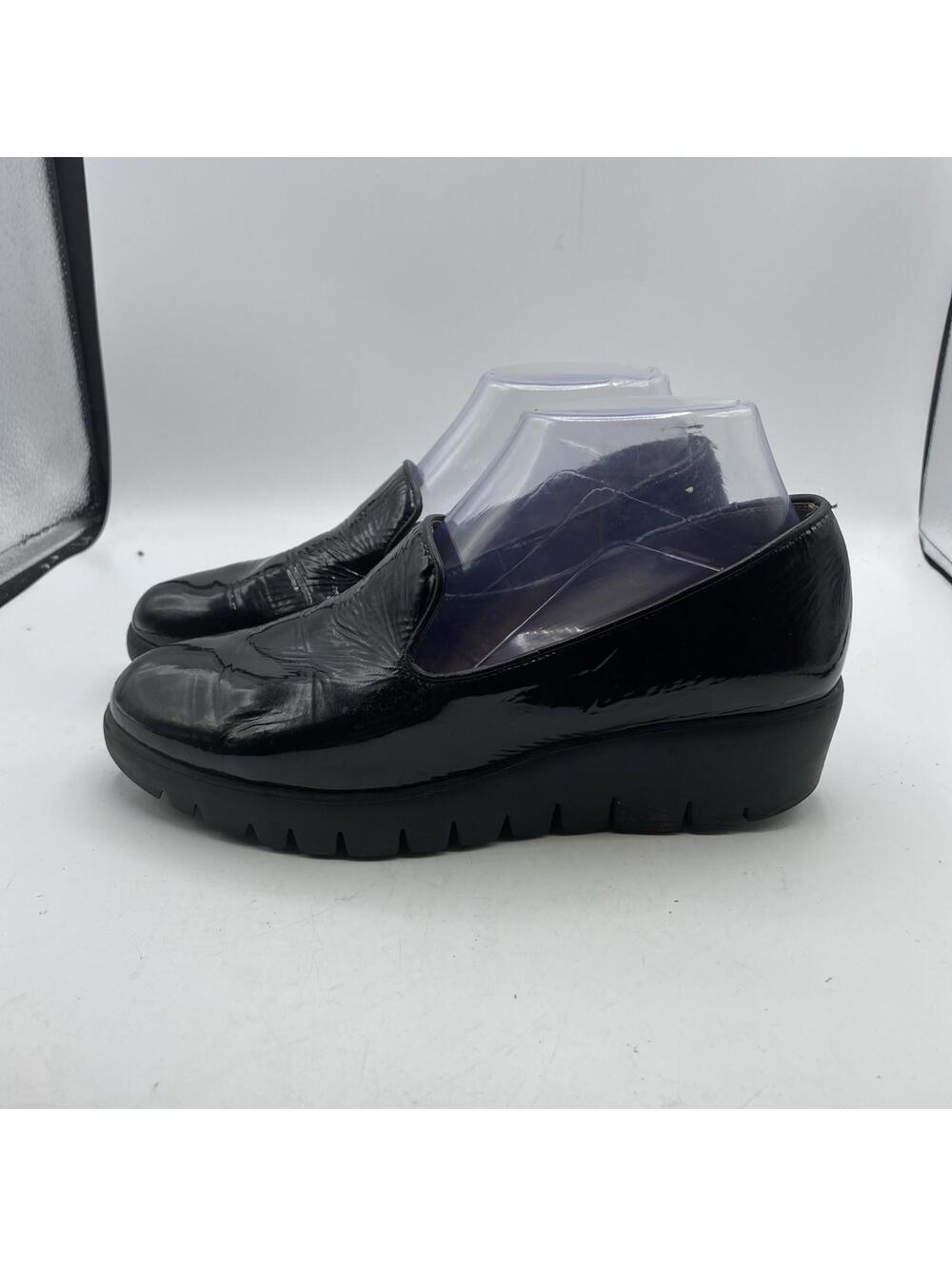 Wonders Fly 3306 Rubber Wedge Womens  Shoes - Brown Leather, Size 37 - Picture 3 of 12